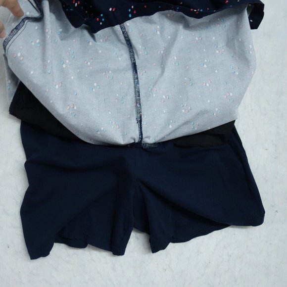 Croft & Barrow Skort Skirt Women's Size 14 Multicolor Regular Fit Cotton Stretch - Picture 8 of 9